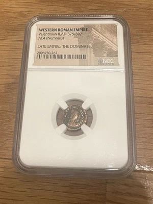 NGC Western Roman Empire Coin Ad 375-392 Valentinian  - Image 1 of 2