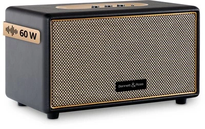 Altoparlante Bluetooth Vintage Cassa Stereo Retro Wireless Speaker USB AUX MP3 - Immagine 1 di 4