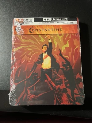 Constantine (4K ULTRA HD / BLU-RAY LIMITED EDITION STEELBOOK! SEALED BRAND NEW!  - Image 1 of 4