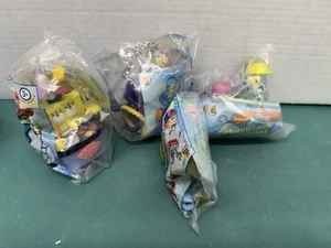 SpongeBob Squarepants Lot Of  4 Toys NIP Burger King 2001 - Picture 1 of 1