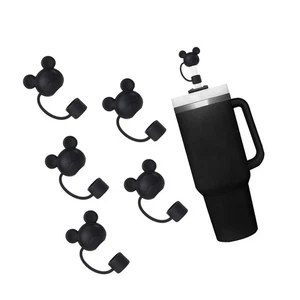 5 Stück Black Bear Strohhalm Abdeckungen Kappe Topper Kompatibel mit Stanley 30 & 40 Unzen Tu... - Bild 1 von 6