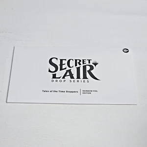 Magic the Gathering MTG Secret Lair Tales of the Time Stoppers Rainbow Foil SLD - Picture 1 of 2