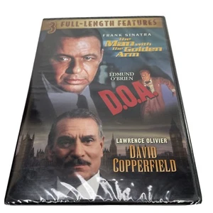 NEW DVD 3-in-1 The Man with the Golden Arm / D.O.A / David Copperfield - Olivier - Picture 1 of 5
