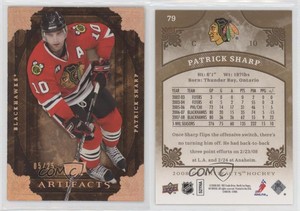 2008-09 Upper Deck Artifacts Copper Spectrum /25 Patrick Sharp #79
