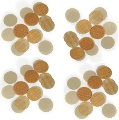 BMTICK 12mm Pipe Screens Gauzes - Pure Brass Smoking Screens, 1/2 Inch, Pack of 50