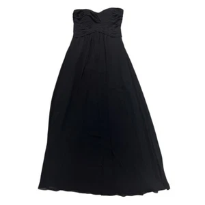Vestido de novia Bari Jay negro sin tirantes - talla 10 - Imagen 1 de 5
