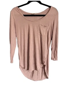 Adriano Goldschmied Women’s Mauve Pink Long Sleeve Top Size Large L - Picture 1 of 12