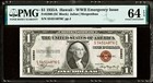 1935A Hawaii Wwii Emergency Issue Silver Certificate Pmg 64 Epq Super Quality!