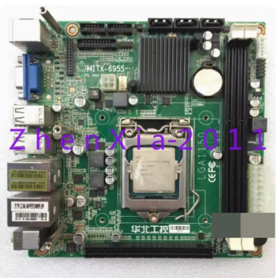 1PC Used MITX-6955 Intel Haswell Mini ITX Motherboard - Image 1 of 2