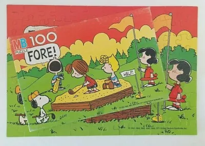 Peanuts Golf 100pc Puzzle 4362-2 Sally Lucy Marcy Snoopy Woodstock Pepmint Paddy - Image 1 of 4