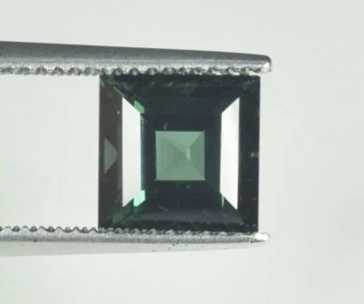 2.92  ct LUSTROUS SATURATED DEEP  GREEN  NATURAL TOURMALINE SQ OCTAGON See VDO W - Image 1 of 2
