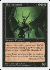 The Wretched 5th Edition PLD Black Rare MAGIC THE GATHERING MTG CARD ABUGames