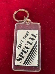 Schlüsselanhänger durchsichtig Acryl doppelseitig schwarz weiß ist nichts Besonderes Neuheit Humor - Bild 1 von 3