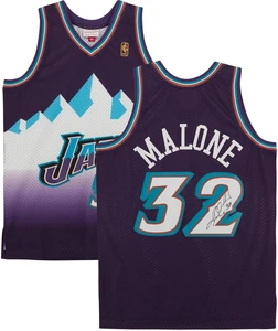 Autographed Karl Malone Jazz Jersey Fanatics Authentic - Picture 1 of 5