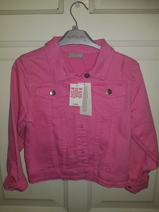 pink denim jacket matalan