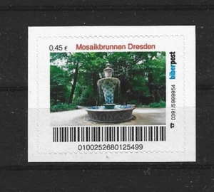 Beaver Post Magdeburg Mosaic Fountain Dresden 1 Value - Picture 1 of 1