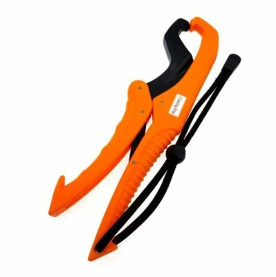Lures Pro Fishing Gripper Floating Lip Gripper 9 Inches 6 Inches Orange White - Image 1 of 3