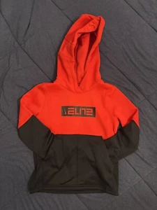 Brand new with tags red Nike elite Pullover Hooded sweatshirt boys size XS - Picture 1 of 4