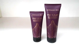 Juego de hojas de higuera crema de mano leche de cabra Beekman 1802 3,4 oz y 2,0 oz nuevo y sellado - Imagen 1 de 3