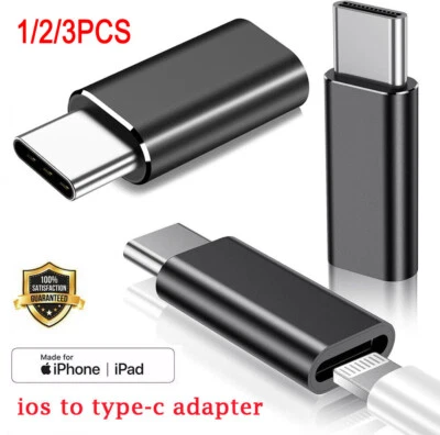 Type C Male to 8 Pin Female Adapter Converter For iPhone 16 15 Android Cellphone - Image 1 of 4