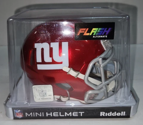 New York Giants NFL Flash Alternate Flash Speed Mini Helmet Cover