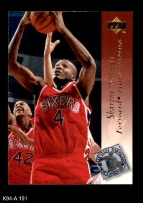 1994 Upper Deck #191 Sharone Wright Draft Analysis 76ers Clemson 8 - NM/MT - Image 1 of 2