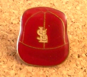 St. Louis Cardinals baseball cap lapel pin older style MLB - Picture 1 of 7