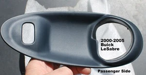 2000-2005 Buick Lesabre Front Right Passenger Door Handle Lock Bezel OEM (Blue) - Picture 1 of 11