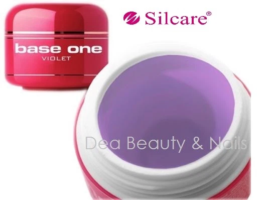 SILCARE BASE ONE THICK VIOLET GEL COSTRUTTORE RICOSTRUZIONE UNGHIE 50 GRAMMI - Immagine 1 di 1