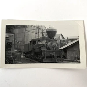 Meadow River Lumber Shay Locomotive #7 Rainelle WV 9/5/60 Original Train Photo - Picture 1 of 5