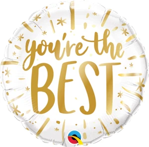 18" You're The Best Foil Balloon - Congratulations - Thank You - Qualatex - Picture 1 of 2