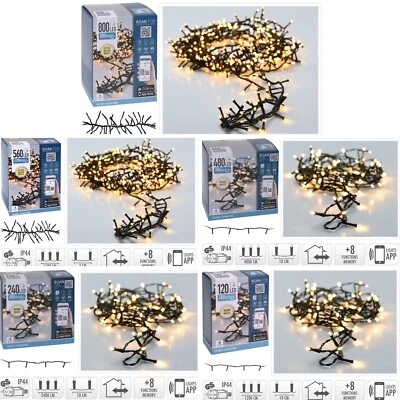 LED Lichterkette 120 - 800 App-Steuerung warmweiß innen außen Timer Dimmer - Bild 1 von 4