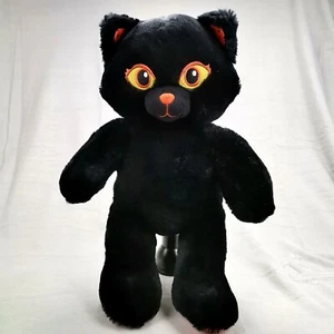 Build A Bear Midnight Sparkle Kätzchen Katze leuchtende Augen Halloween aktive Stimme Box - Bild 1 von 12