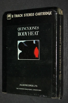 QUINCY JONES Body Heat SEALED 8-Track UK A&M Records Ltd. YAM 63617 - Image 1 of 4