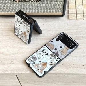 High Quality Full Body Seven Dogs Hard PC Case for Samsung Galaxy Z Flip 4 F721U - Picture 1 of 3