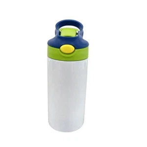 Insulated Kids Stainless Steel Sippy Cup Tumbler 12-Oz - Blue-Green - Picture 1 of 2
