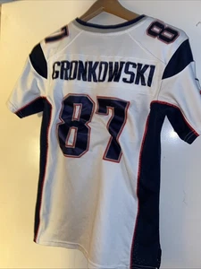 Camiseta deportiva cosida de la NFL Rob Gronkowski #87 New England Patriots Nike On Field Stadium M - Imagen 1 de 9