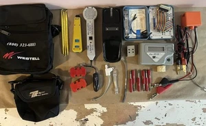 Telephone Lineman Lot: Large Bundle Of Various Equipment For Testing Lines - Picture 1 of 15