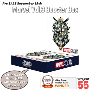 Weiss Schwarz MARVEL Vol.3 [MARVEL STUDIOS] Booster Box SEALED Japanese PSL - Picture 1 of 12