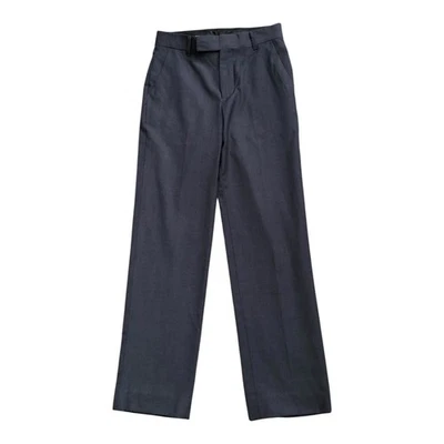 CALVIN KLEIN Boys Youth Size 12 Gray Flat Front Suit Dress Slacks Trousers Pants - Image 1 of 4