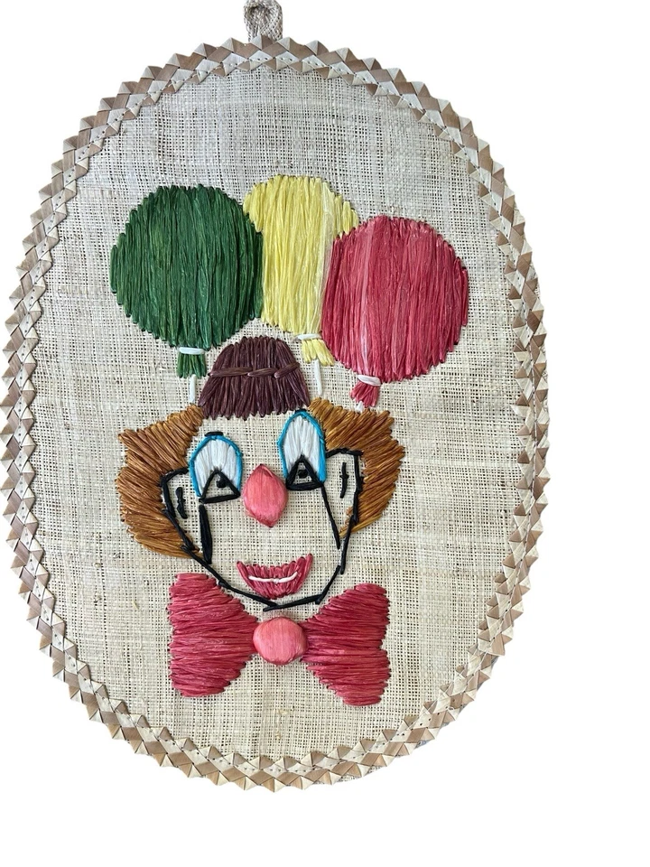 "Globos bordados vintage para decoración de pared de payaso 13""x9" Foto 1 de 2