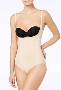 Spanx Oncore offene Brust geformter Body XL weich nude Haken & Ösen Zwickel NEU $ 84 - Bild 1 von 13