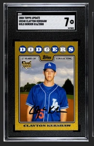 Actualización Topps Gold 2008 #UH240 Clayton Kershaw RC #'d/2008 🔥 LEGEND🔥SGC 7 - Imagen 1 de 2