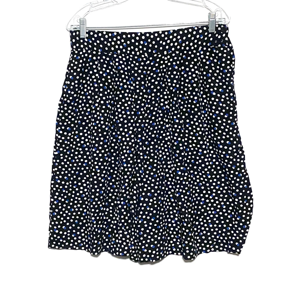 De Colección Talbots Culotte Pantalones Cortos Falda Dividida 14 Tiro Alto Lunares Rayón EE. UU. Retro Foto 1 de 4