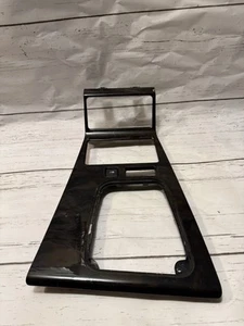 94-01 BMW E38 750IL 740I 740IL GEAR SHIFTER TRIM PANEL STORAGE CONSOLE Wood OME - Picture 1 of 9
