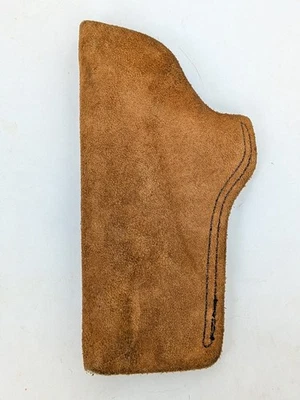 DeSantis 麂皮绒软垫手枪左手枪套皮带夹皮革 — 第 1/4 张图片