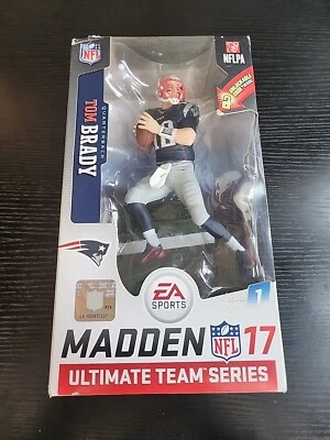 Figura 1 Tom Brady Patriots McFarlane EA Sports Madden 17 Ultimate Team Series Foto 1 de 4