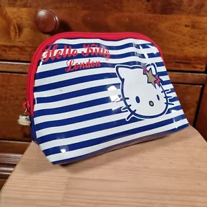 Hello Kitty London Cosmetic Purse Makeup Bag Marks & Spencer Toiletries - Picture 1 of 12
