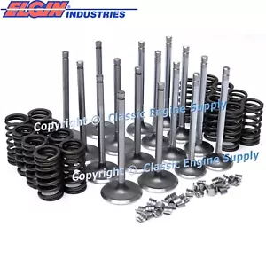 New Intake & Exhaust Valves With Springs Fits 1974-1979 Cadillac 425 472 & 500 - Picture 1 of 8