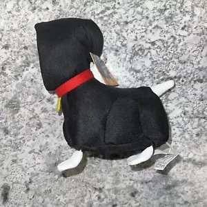 Family Guy Plush Toy Death Grim Reaper Dog 7” Stuffed Animal New With Tags 2005 - Picture 1 of 8